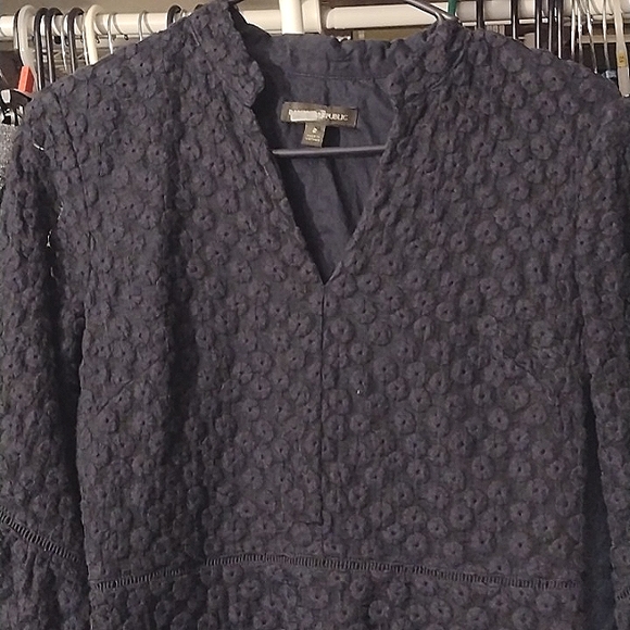 Banana Republic Black Lace Dress    Size 2  Fully Lined - Picture 4 of 8